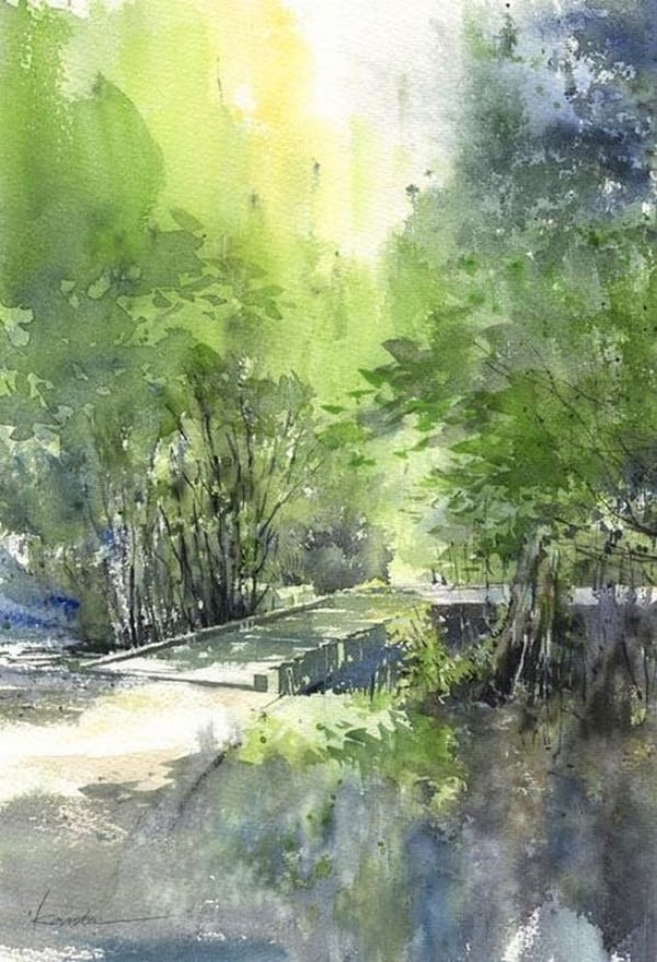 Easy Watercolor Landscape Painting Ideas for Beginners