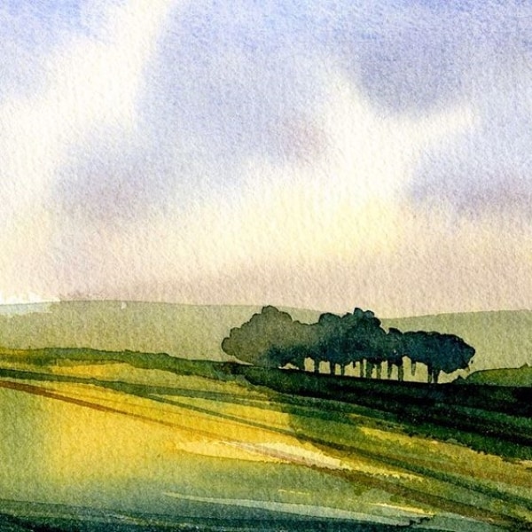 Easy Watercolor Landscape Painting Ideas for Beginners