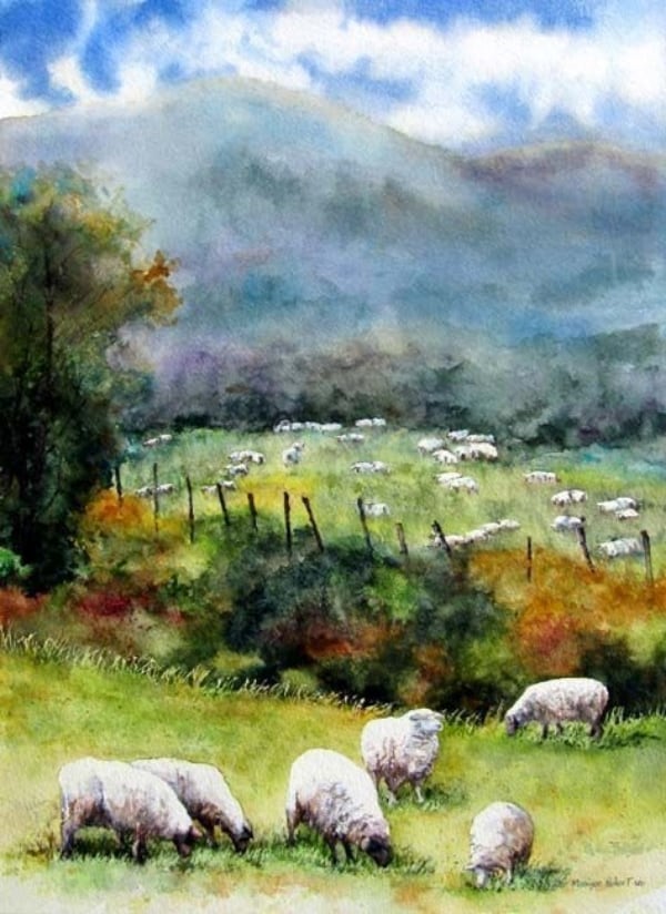 Easy Watercolor Landscape Painting Ideas for Beginners