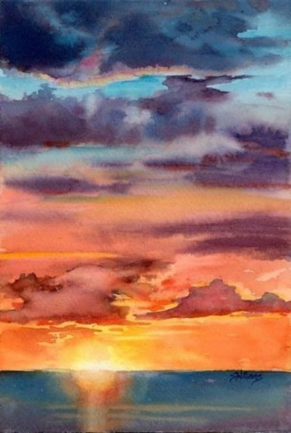 40 Easy Watercolor Landscape Painting Ideas for Beginners