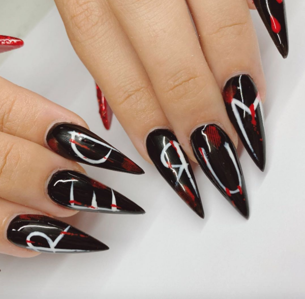 Halloween nail art designs