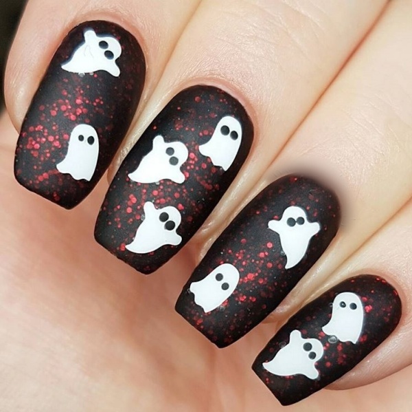 Halloween nail art designs