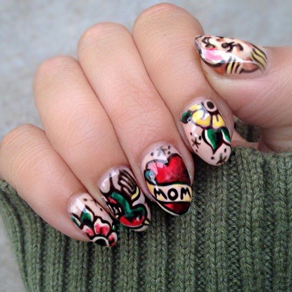 Halloween nail art designs