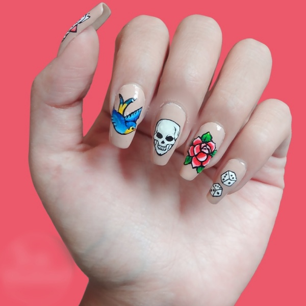 Halloween nail art designs