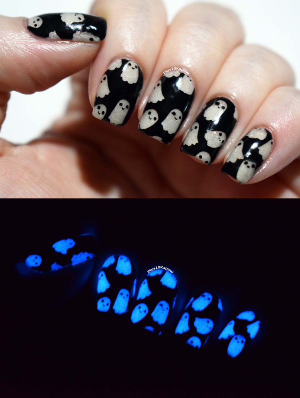 Halloween nail art designs