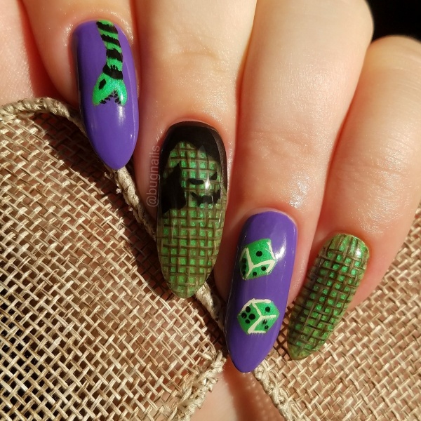 Halloween nail art designs