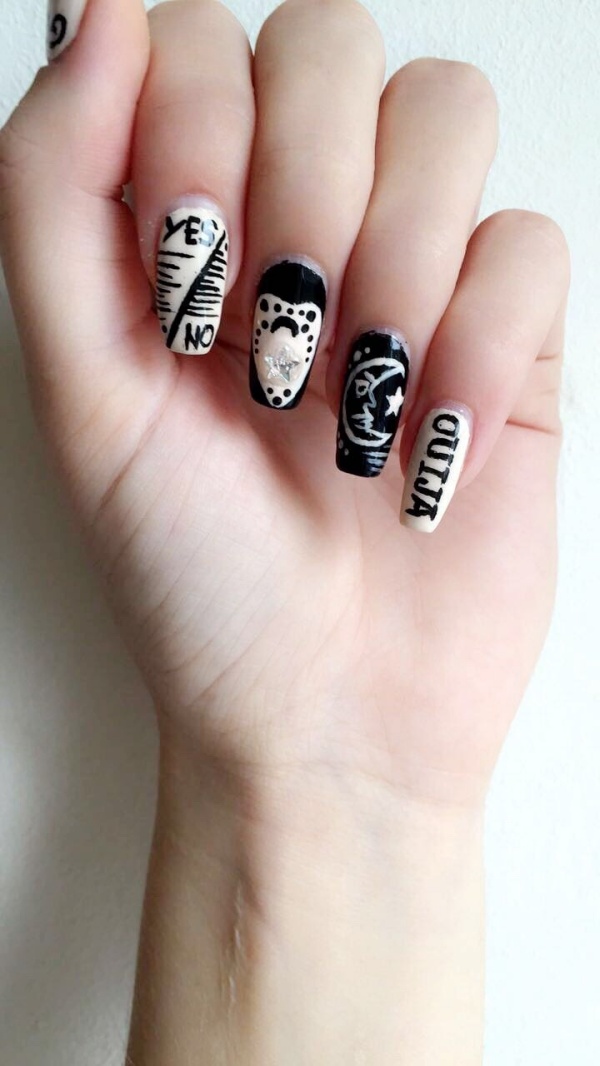 Halloween nail art designs