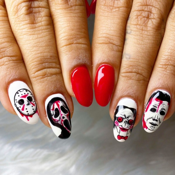 Halloween nail art designs