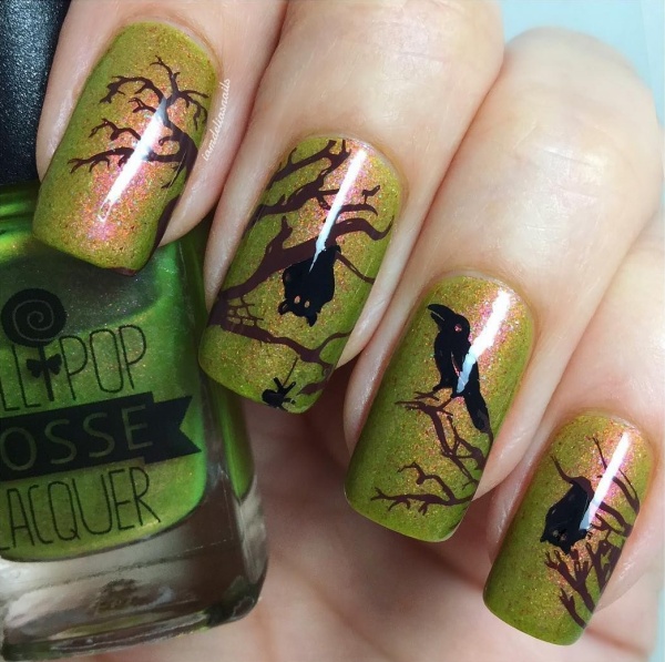 Halloween nail art designs