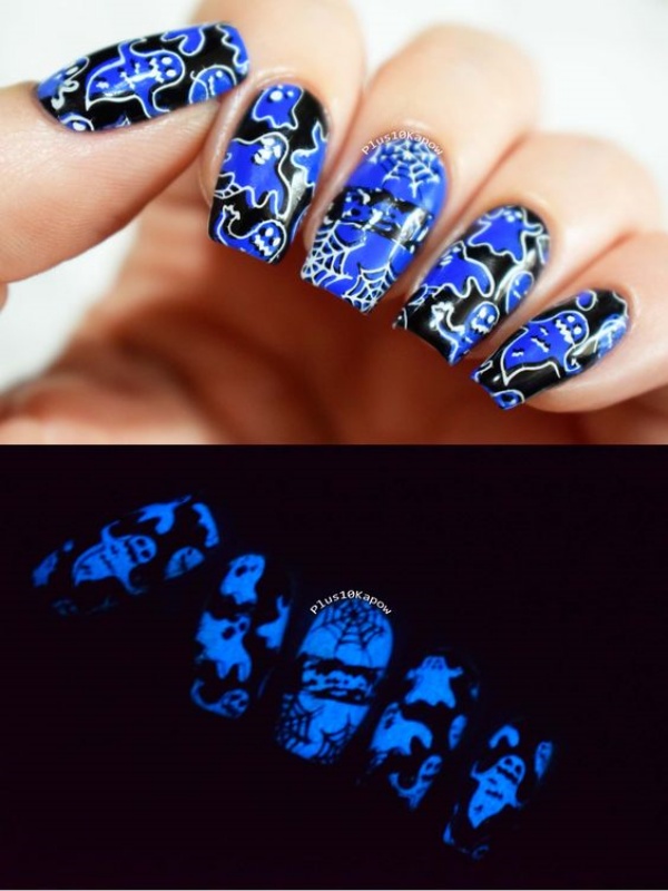 Halloween nail art designs