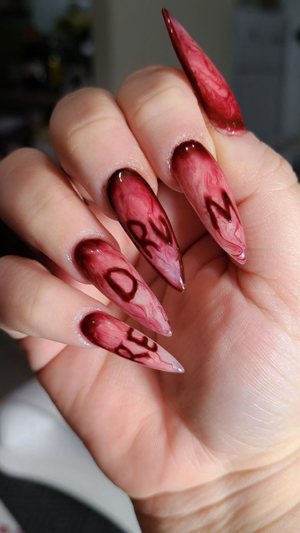 Halloween nail art designs