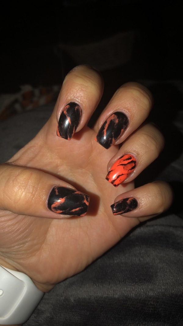 Halloween nail art designs