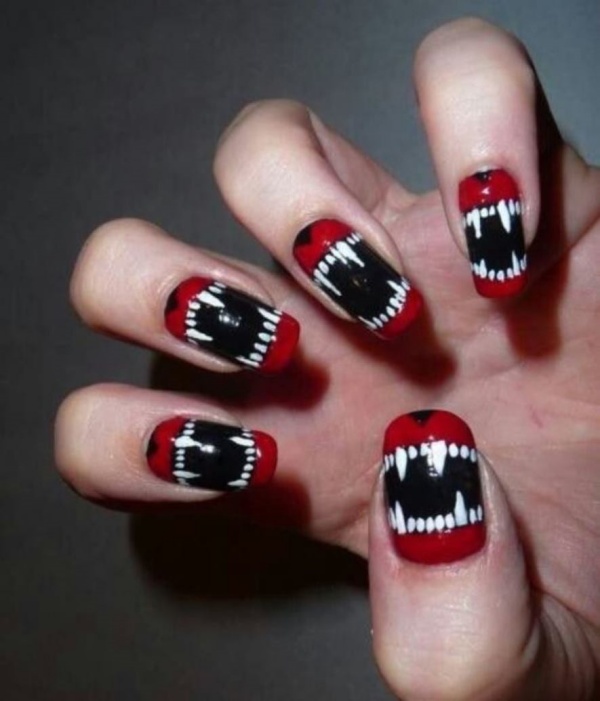 Halloween nail art designs