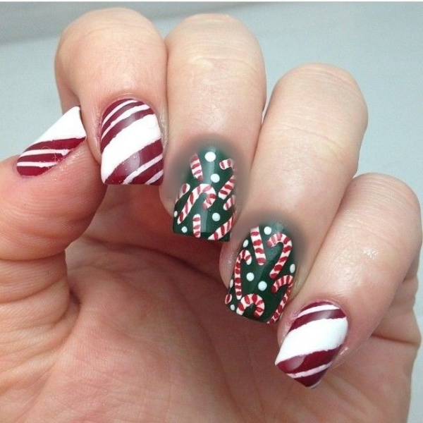 Christmas nail art designs