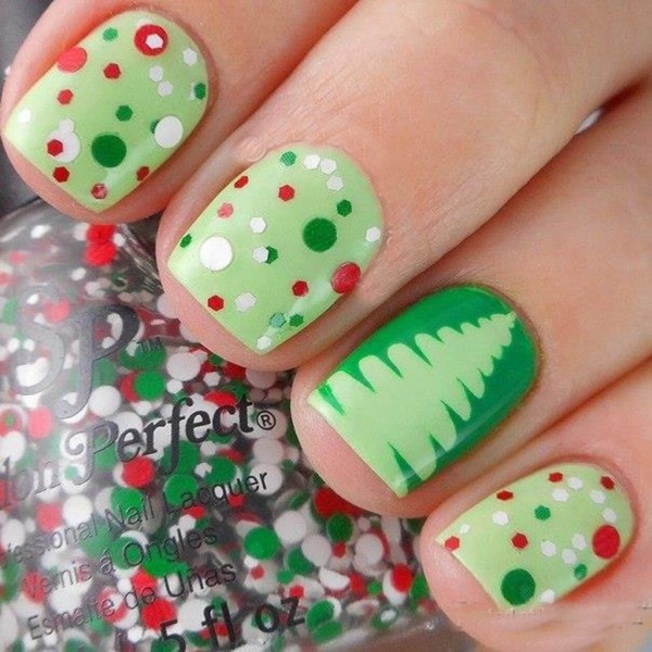 100+ Pretty Christmas Nail Art Designs In 2022 – Feminatalk