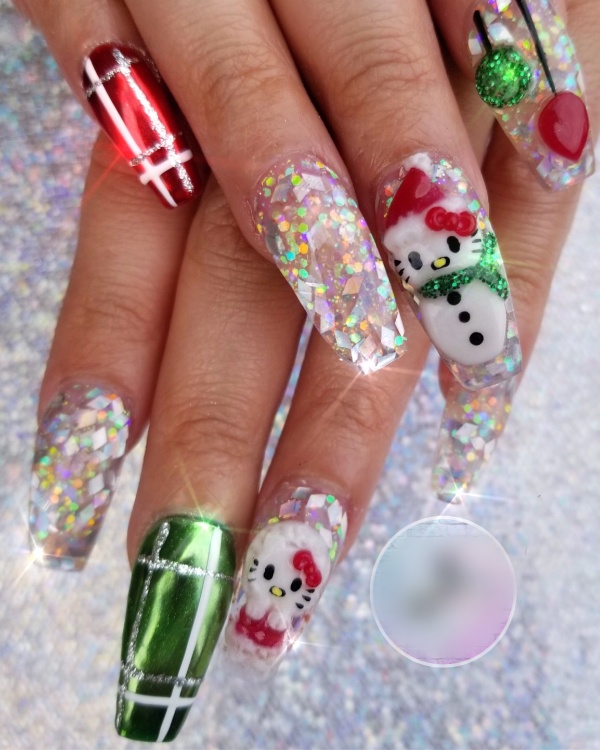 Christmas nail art designs