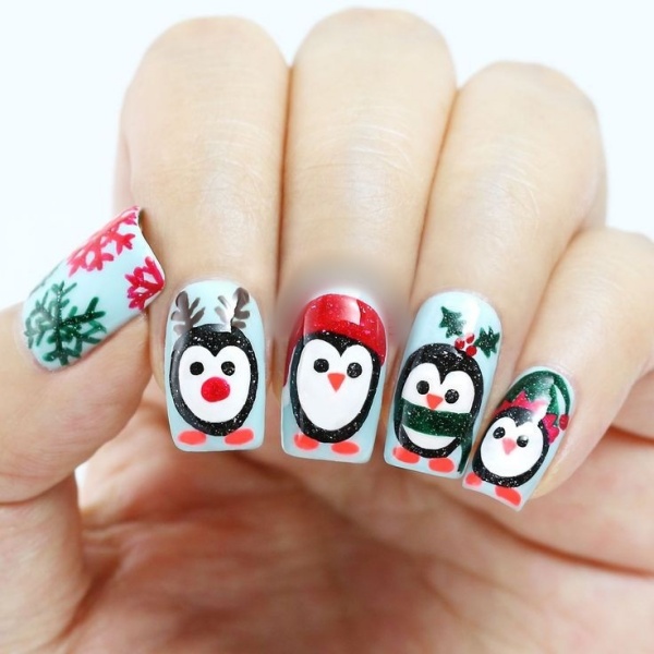 Christmas nail art designs