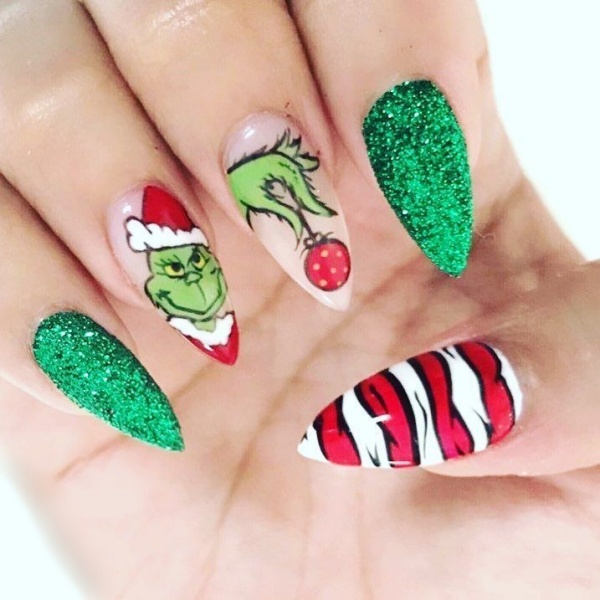 Christmas nail art designs