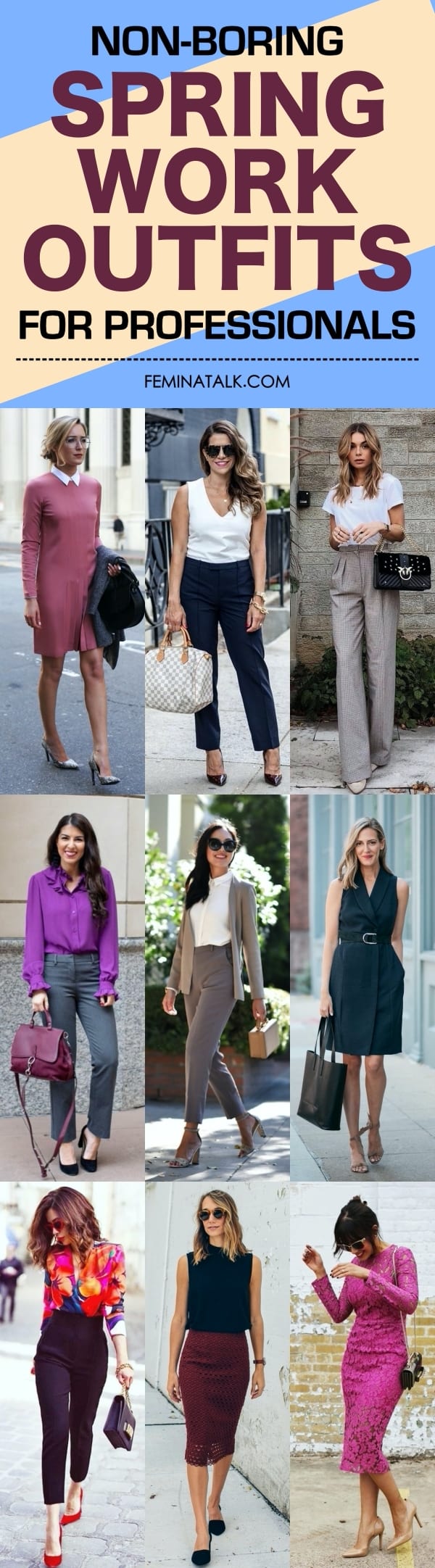 37 Non-Boring Spring Work Outfits for Professionals – FeminaTalk