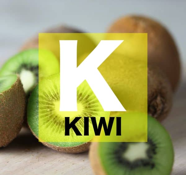 List of Fruits Names starts with K