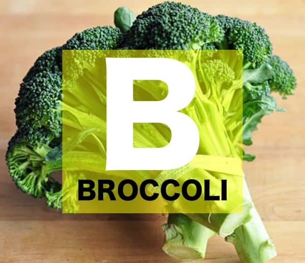 List of Vegetables Names starts with B