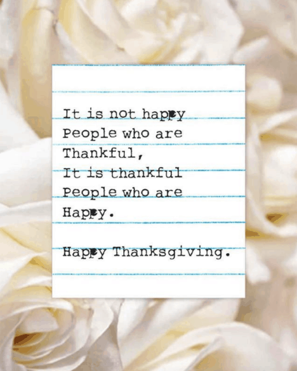 Happy Thanksgiving Quotes For Friends And Family