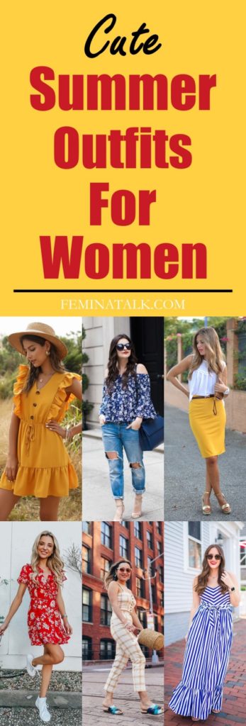 40 Cute Summer Outfits For Women To Try – FeminaTalk