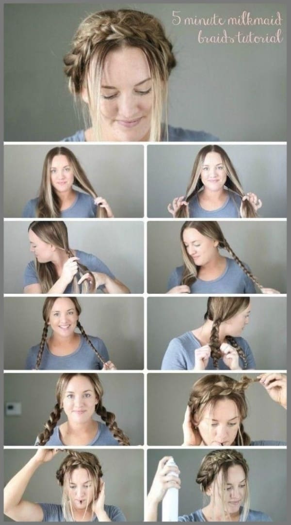 easy 5 minute hairstyles