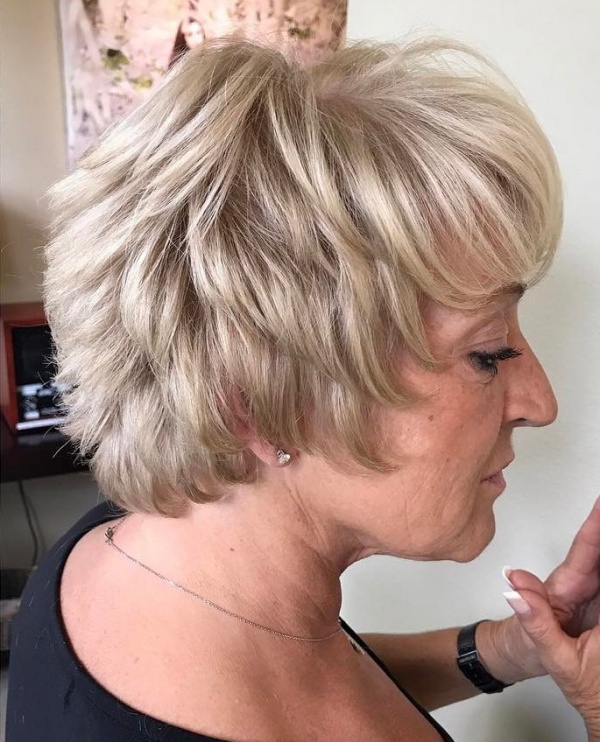 feathered hair over 50
