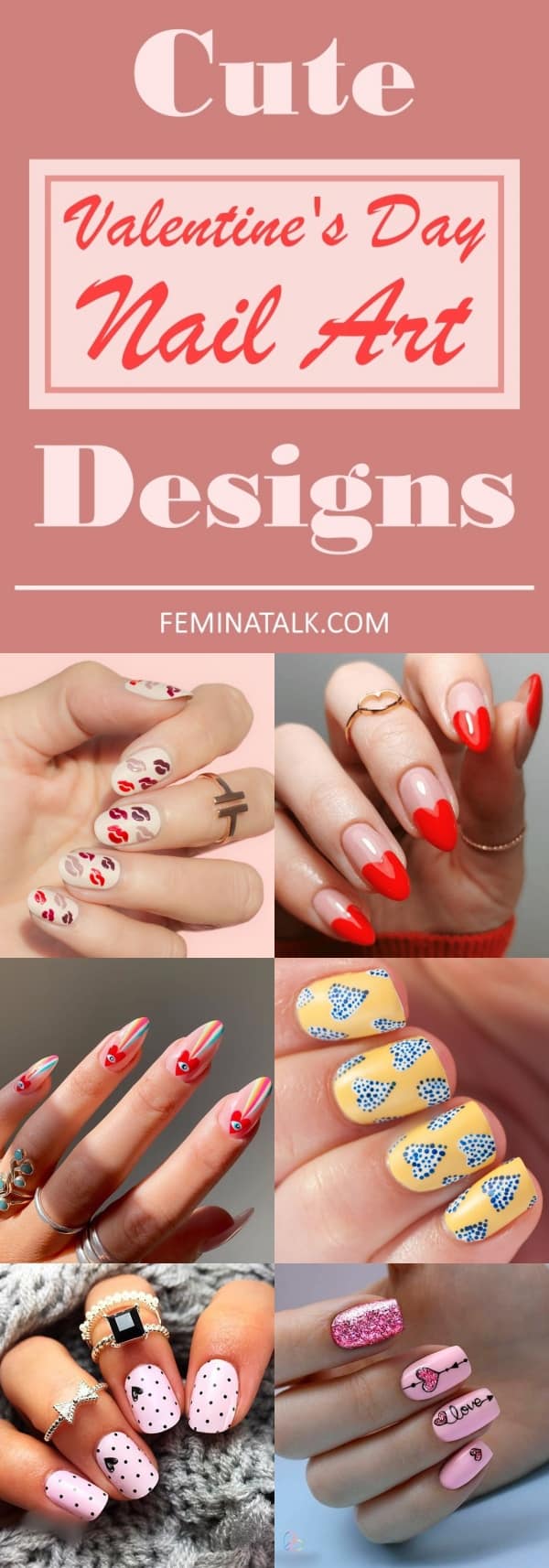 Valentine's Day Nail Art Designs