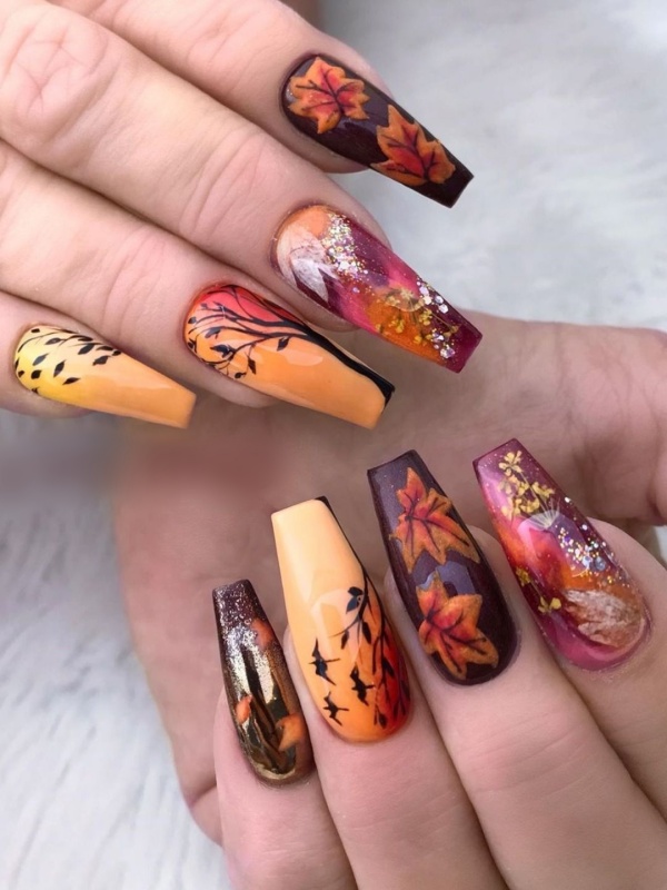 fall nail designs