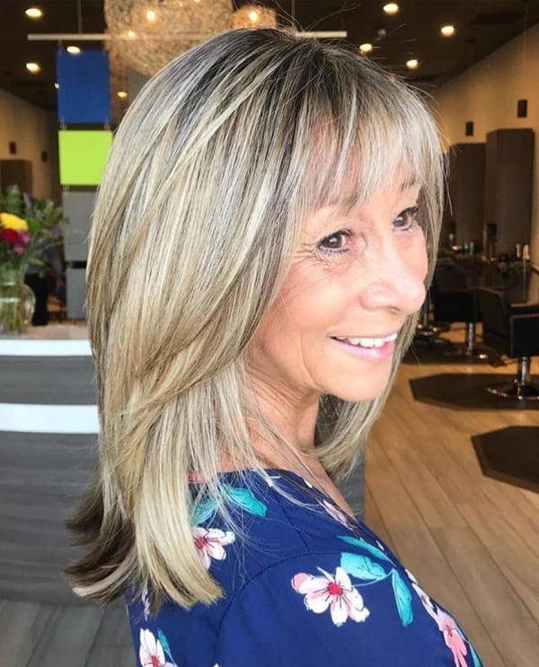 Awesome Mid Length Hairstyles for 60 Year Old Woman | Medium length hair  styles, Hair styles for women over 50, Medium hair styles