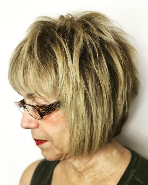 short hairstyles for older women over 60