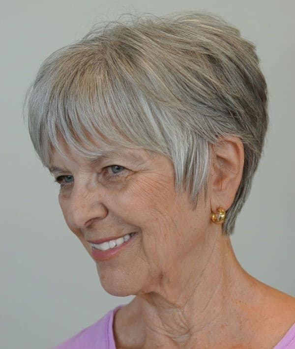 short hairstyles for older women over 60