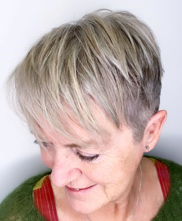 short hairstyles for older women over 60