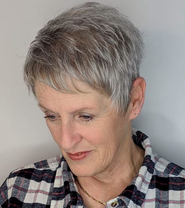 short hairstyles for older women over 60