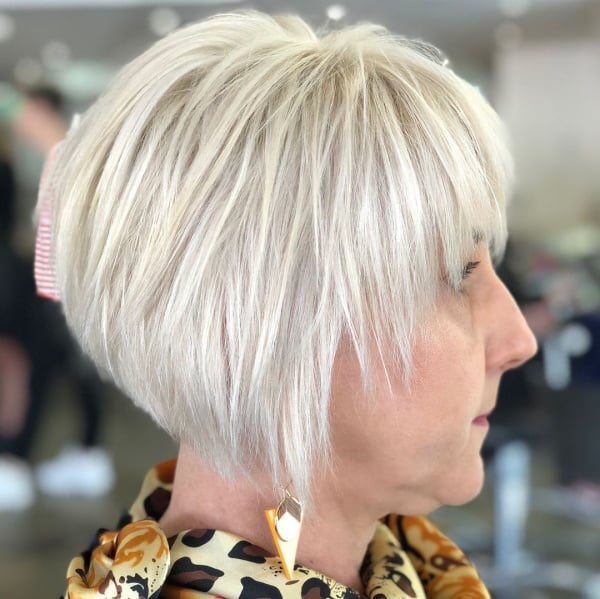 short hairstyles for older women over 60