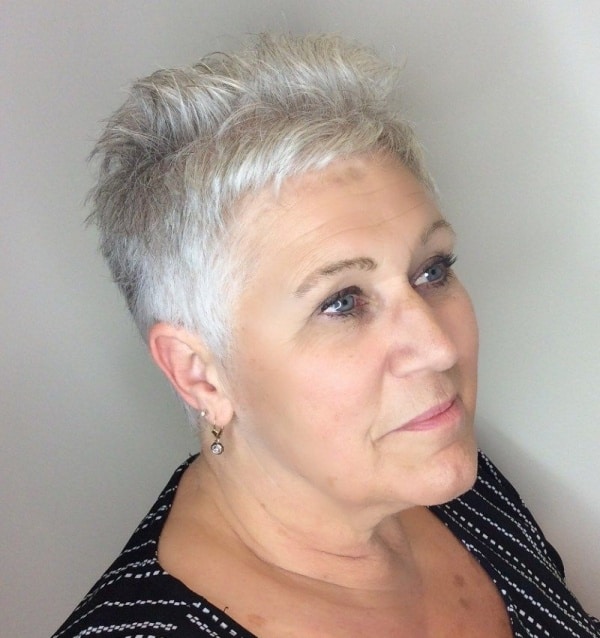 short hairstyles for older women over 60