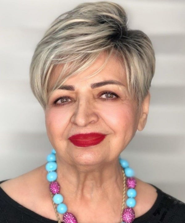 short hairstyles for older women over 60