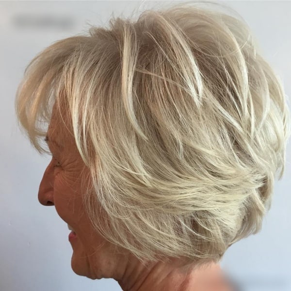 short hairstyles for older women over 60