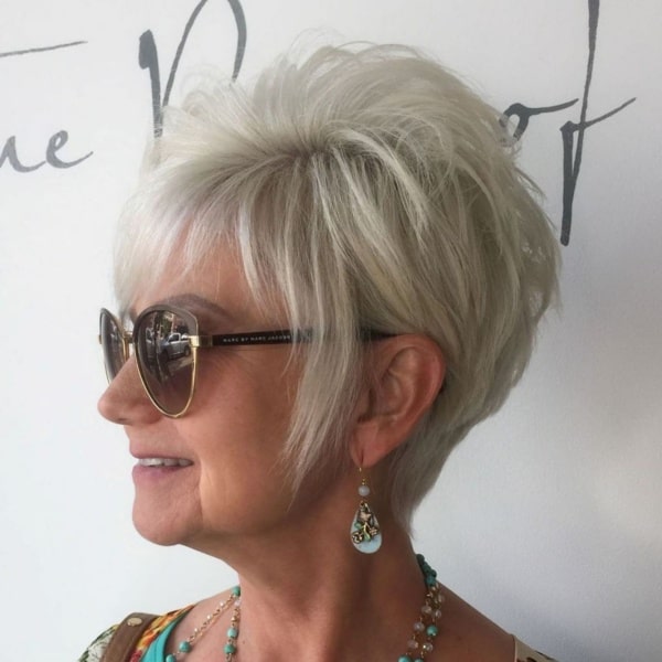 short hairstyles for older women over 60