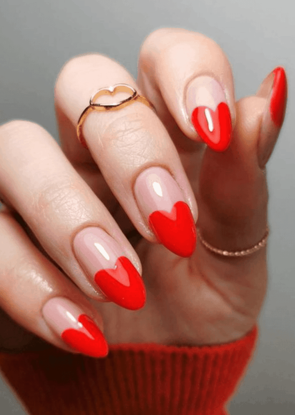 valentine’s day nail art designs