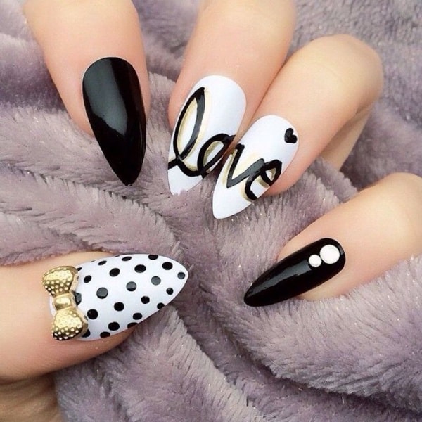 valentine’s day nail art designs