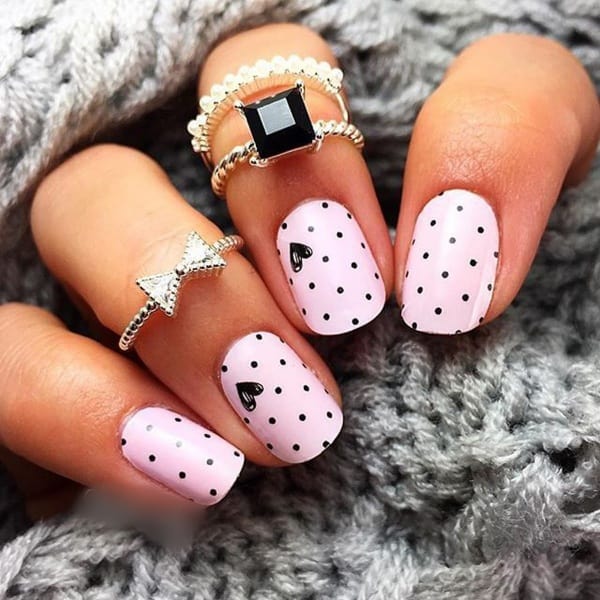 valentine’s day nail art designs