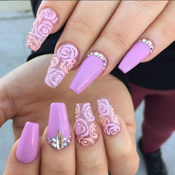 valentine’s day nail art designs