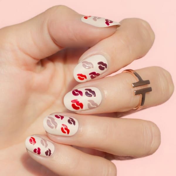 valentine’s day nail art designs