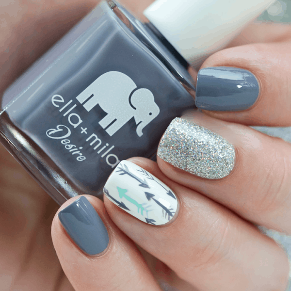 valentine’s day nail art designs