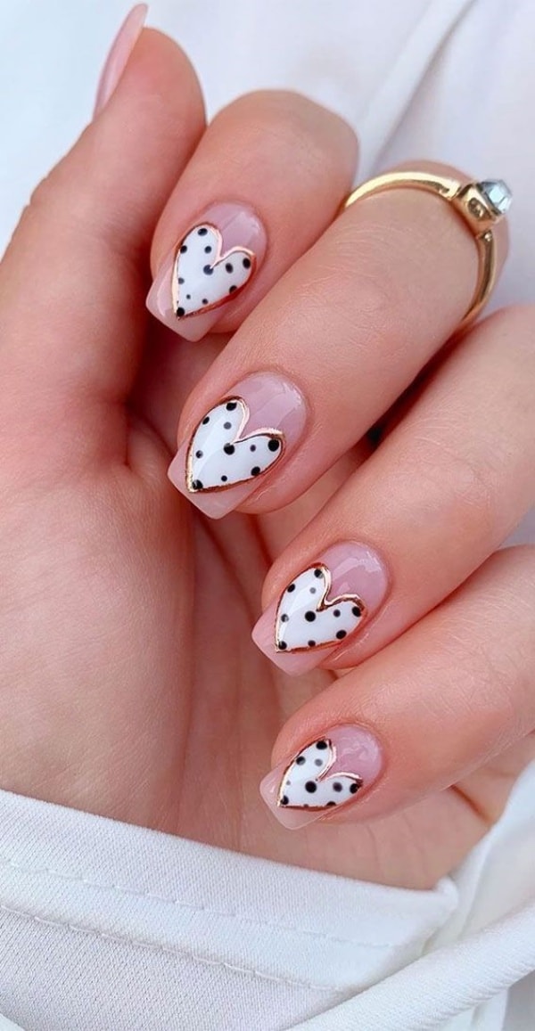 valentine’s day nail art designs