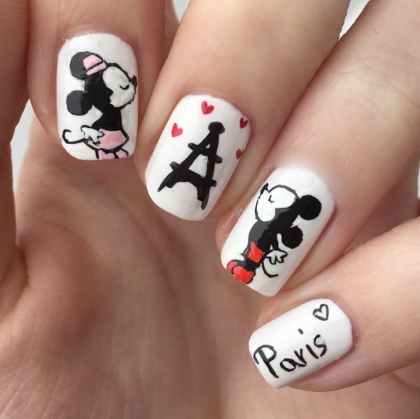 valentine’s day nail art designs