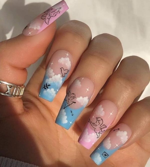 valentine’s day nail art designs